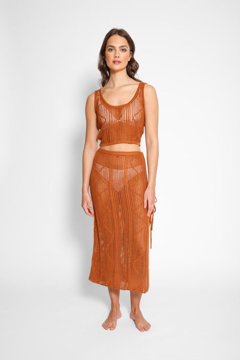 Koy Resort Santorini Side Slit Skirt